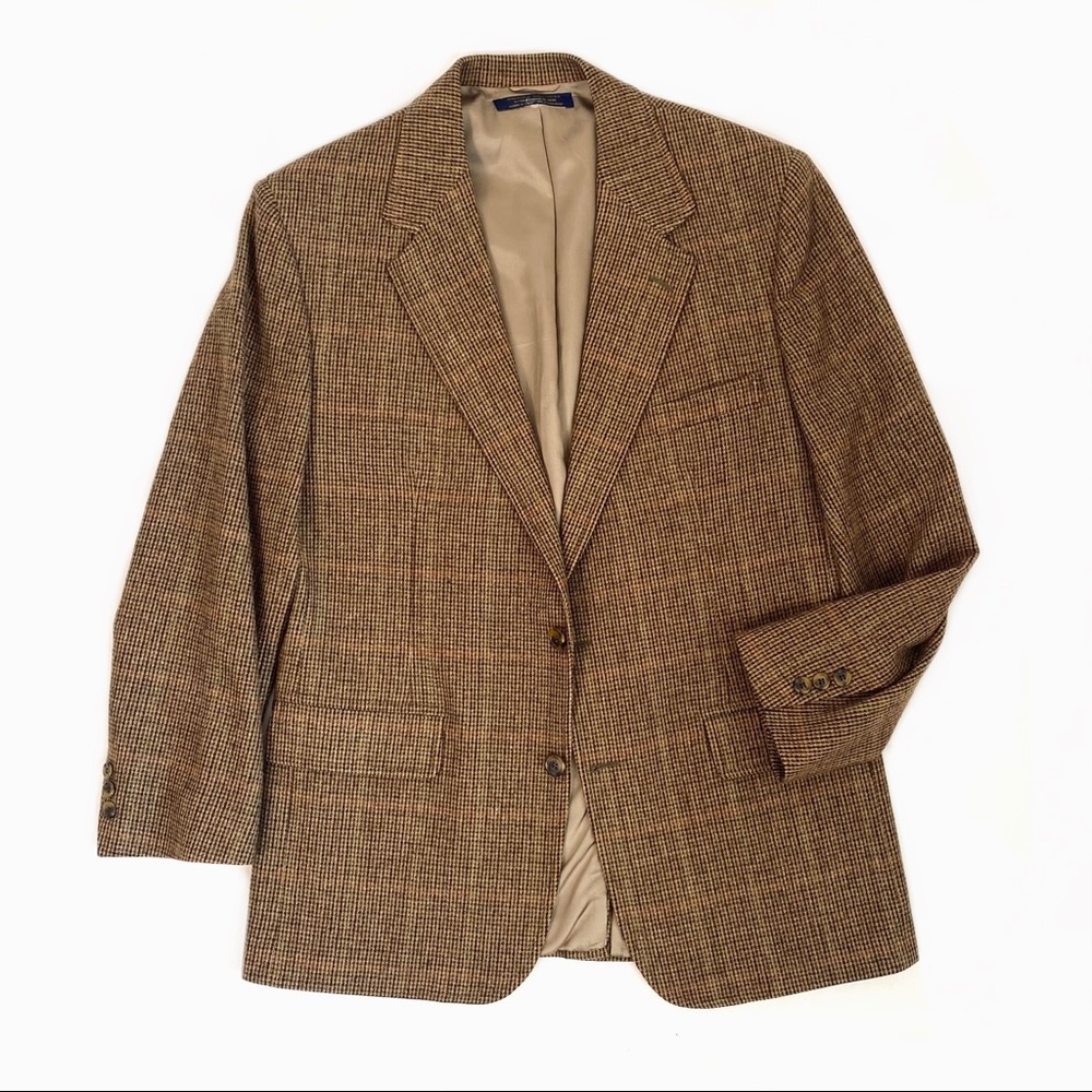 Brooks Brothers Brown Plaid Blazer